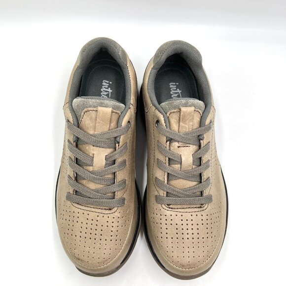 6‎ 4E XX WIDE WIDTH Propet Womens Sadie Brown Tan Leather Comfort Shoes Sneakers - Picture 3 of 13